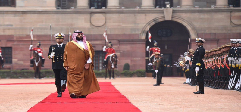 saudi crown prince visit to india